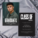 Search for contemporary graduation invitations High school graduate