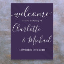 Search for purple wedding signs Elegant