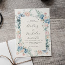 Search for peach and blue wedding invitations Traditional