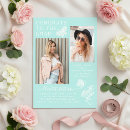 Search for mint green graduation invitations Simple