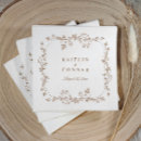 Recherche de vintages mariage serviettes Floral