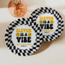 Search for black and white checkered paper plates Boy birthday