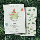 Search for lily birthday invitations Toads