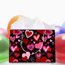 Search for black and red gift bags Hearts