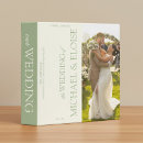 Search for bridal shower album binders Sage green
