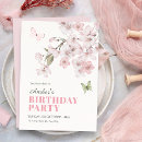 Search for sakura birthday invitations Floral