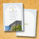 Search for amalfi coast wedding invitations Italian