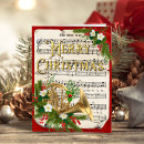 Search for sheet music christmas cards Musical instrument