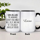 Search for funny law quote mugs Son in law