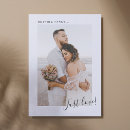 Search for minimalist wedding announcement cards Calligraphy