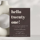 Search for twenty one invitations Simple