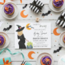 Search for witch halloween invitations Watercolor
