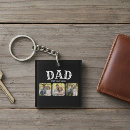 Search for three photo keychains Black and white
