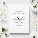 Search for simplistic wedding invitations Floral