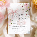 Recherche de pink floral baby shower invitations Pour enfants