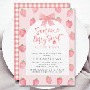 Search for berry sweet baby girl shower invitations Cute
