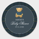 Search for blue teddy bear baby shower stickers Elegant