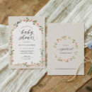 Search for arch baby shower invitations Watercolor