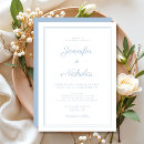 Search for powder blue wedding invitations Elegant
