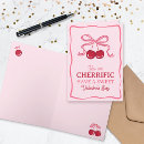 Search for cherry valentines day cards Pink bow