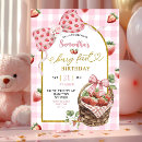 Search for gingham birthday invitations Girl
