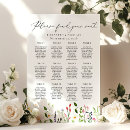 Search for wildflower wedding seating charts Elegant