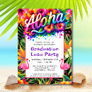 Search for flamingo graduation invitations Watercolor