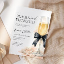 Search for black bridal shower invitations Champagne
