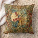 Search for antique tapestry pillows Burgundy