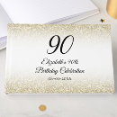Search for 90th birthday guest books Modern