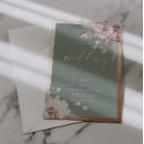 Search for sage and gold wedding invitations Boho