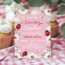 Search for love bug birthday invitations Floral