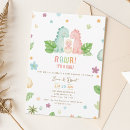 Search for tropical dinosaur invitations Pink