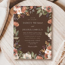 Search for brown and orange wedding invitations Autumn leaves
