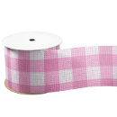 Search for pink plaid ribbon Geometric