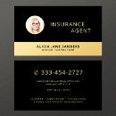 Search for insurance agent business cards Modern