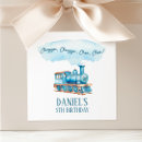 Recherche de anniversaire train autocollants Garçon