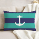 Search for navy and turquoise pillows Stripes