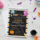 Search for black and orange halloween invitations Monster
