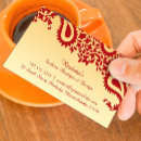 Recherche de paisley cartes visite Couture