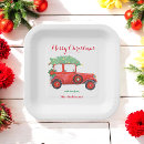 Search for christmas truck plates Red