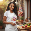 Search for happy design aprons Cute