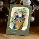 Search for saint nick christmas cards Vintage santa claus