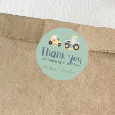 Search for party favour thank you stickers Baby boy