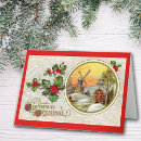 Search for windmill christmas cards Vintage