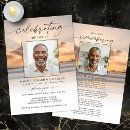 Search for celebration of life sunset invitations Modern