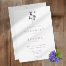 Search for violet wedding invitations Simple