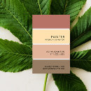 Search for paint swatch business cards Interior design