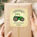 Search for green tractor stickers Birthday party