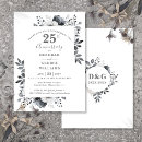 Search for elegant 25th wedding anniversary invitations Vow renewal